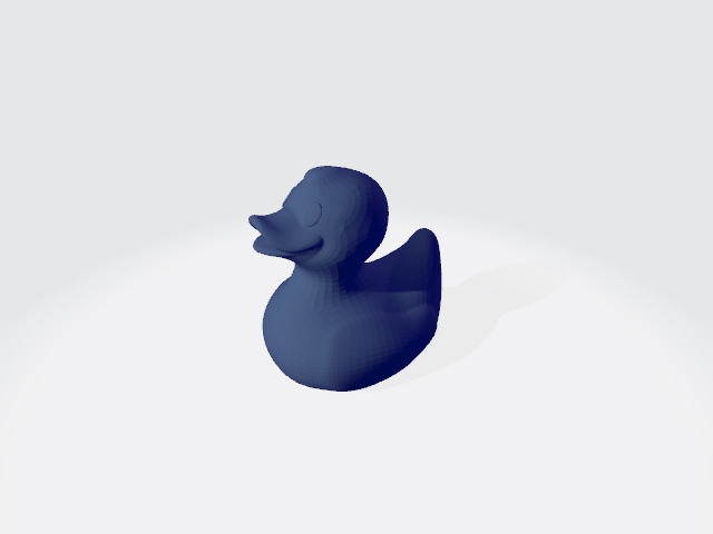 Rubber duck model